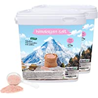 Nortembio Sal Rosa del Himalaya 2x6-7 Kg. Extrafina (0-5-1 mm). 100% Naturales. Sin Refinar. Sin Conservantes. Cuidado…